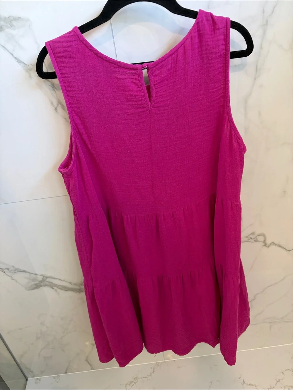 dip sleeveless tiered